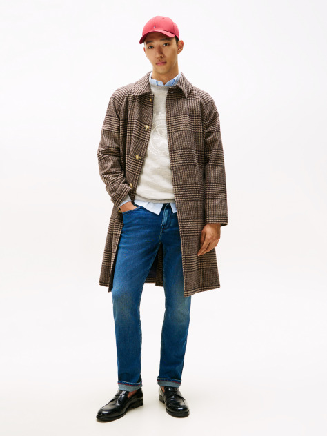 Blue Straight Denton Jeans  Men