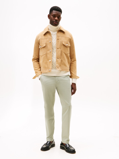 Γκρι Harlem Παντελόνι Chinos Σε Tapered Γραμμή Από Twill  Άνδρες