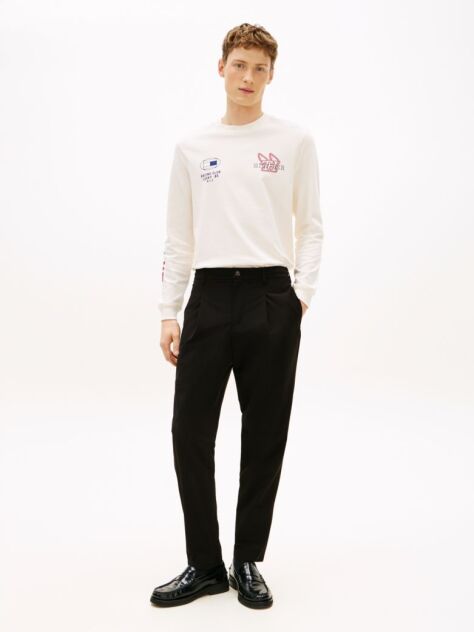 Μαύρο Performance Smart Casual Παντελόνι  Άνδρες