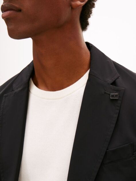 Μαύρο Smart Casual Performance Blazer Σε Κανονική Γραμμή  Άνδρες