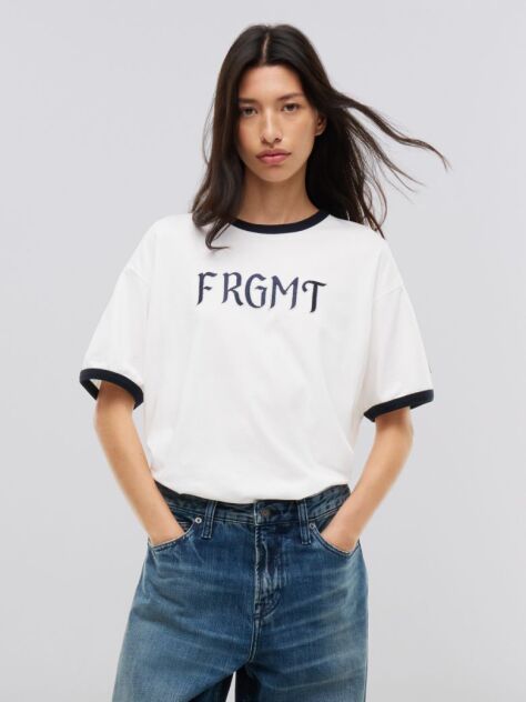 Μπεζ Tommy Hilfiger x FRGMT Άνετο T-Shirt  Άνδρες