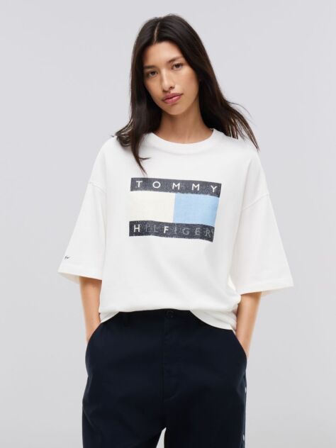 Beige Tommy Hilfiger x FRGMT Relaxed Jersey T-Shirt  Men
