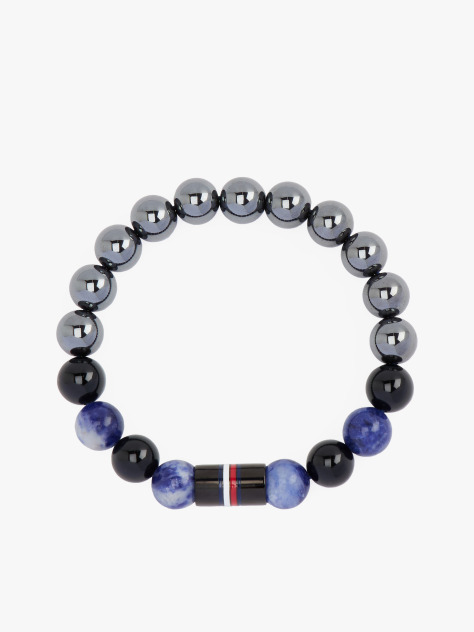 Blue Lapis Bead Bracelet  Men
