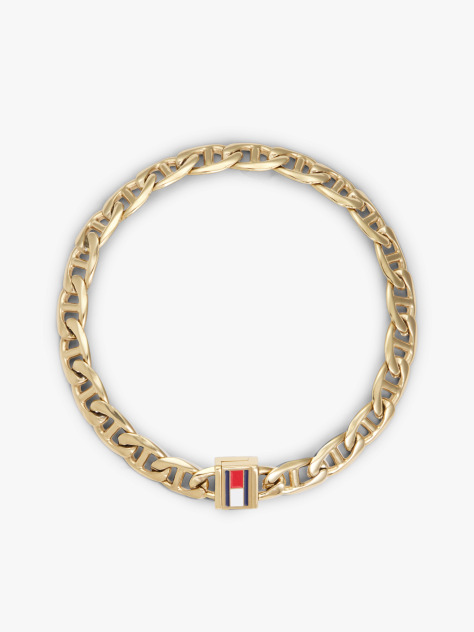Gold Gold Plated Stainless Steel Bracelet  Men