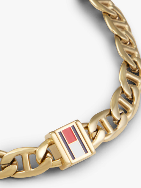 Gold Gold Plated Stainless Steel Bracelet  Men