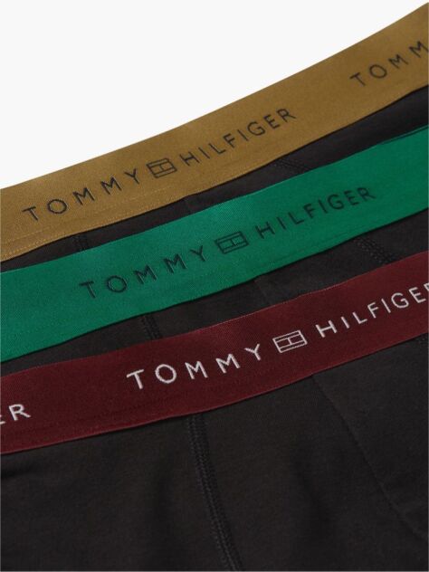 Multi 3-Pack Signature Metallic Logo Waistband Trunks  Men