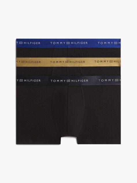 Multi 3-Pack Signature Metallic Logo Waistband Trunks  Men