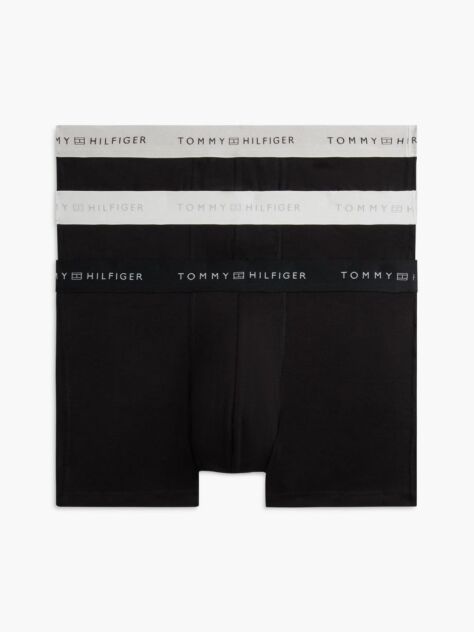 Multi 3-Pack Signature Metallic Logo Waistband Trunks  Men
