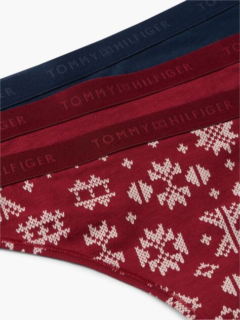Multi 3-Pack Logo Waistband Thongs  Women