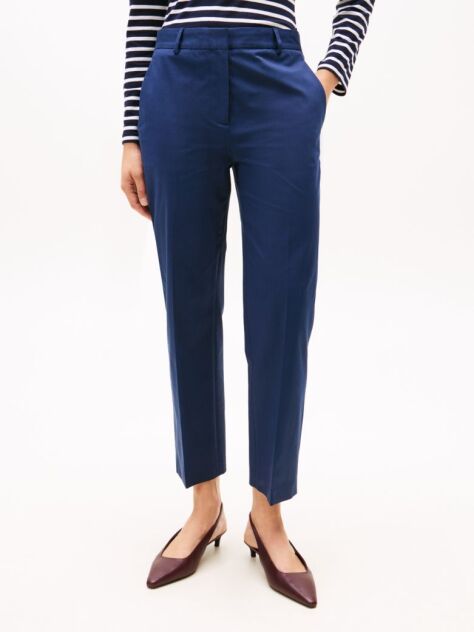 Μπλε Slim Παντελόνι Chinos  Γυναίκες