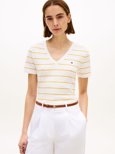 Multi T-Shirt Με Λαιμόκοψη V Και Slim Γραμμή  Γυναίκες