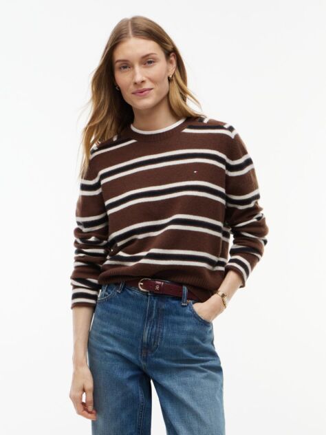 Multi Pure Wool Jersey Slim Jumper  Women