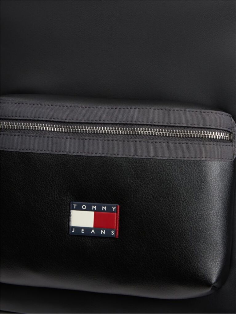 Black Logo Dome Backpack  Men
