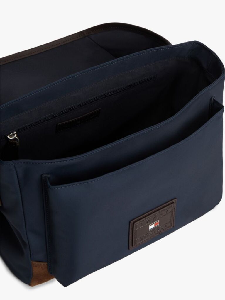 Μπλε Τσάντα Heritage Χιαστί Satchel Με Λογότυπο  Άνδρες