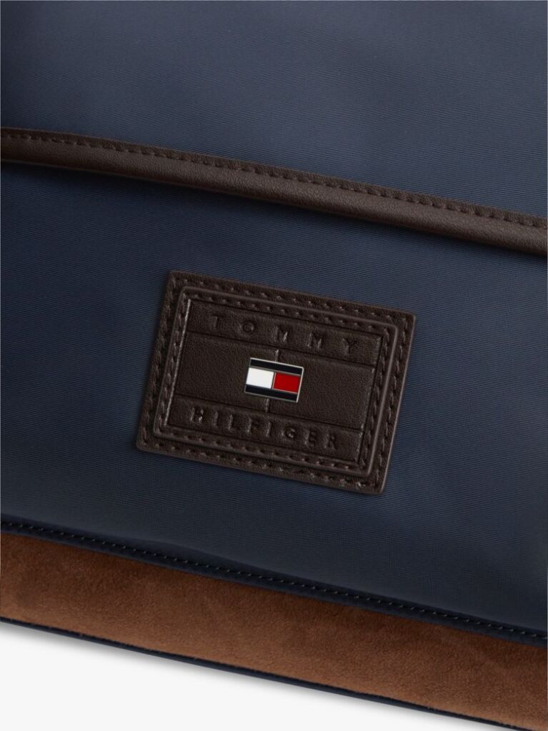 Μπλε Τσάντα Heritage Χιαστί Satchel Με Λογότυπο  Άνδρες