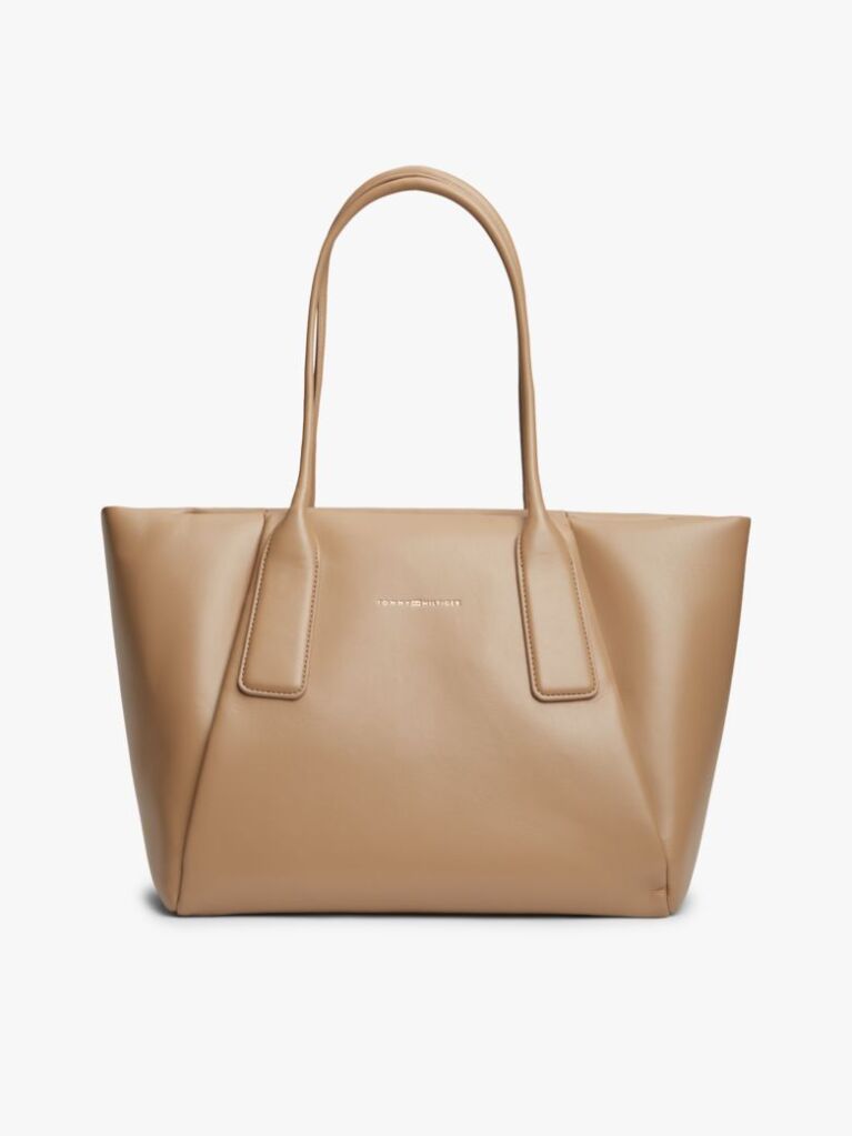 Brown Essential Metallic Logo Tote Bag  Women