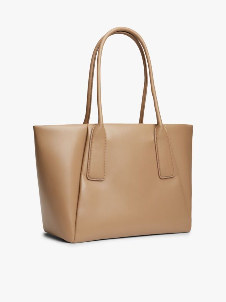 Brown Essential Metallic Logo Tote Bag  Women
