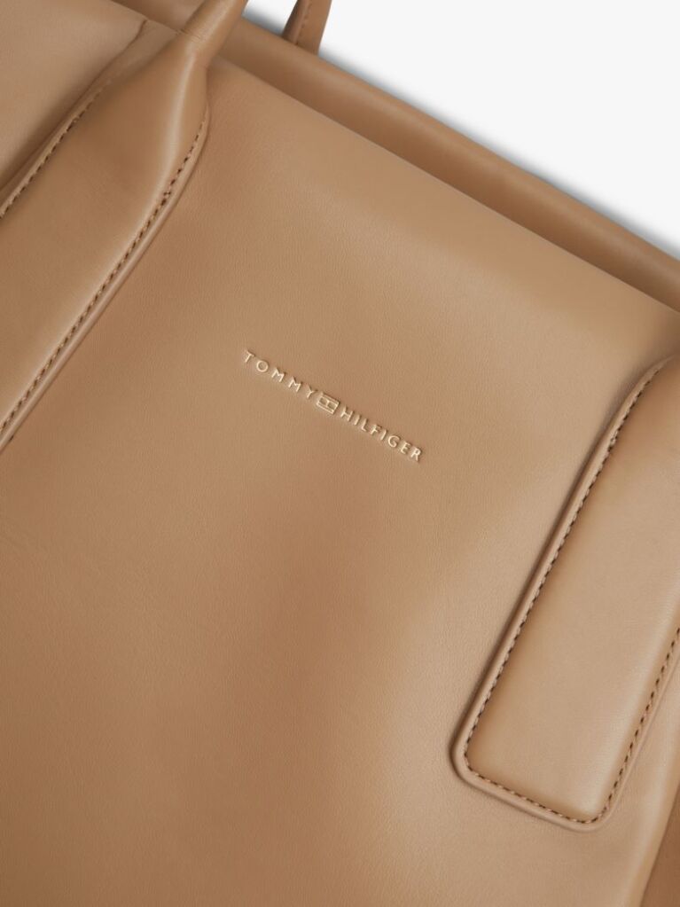 Brown Essential Metallic Logo Tote Bag  Women