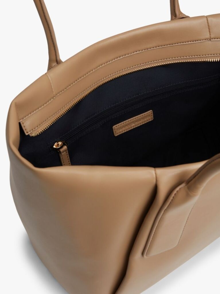 Brown Essential Metallic Logo Tote Bag  Women