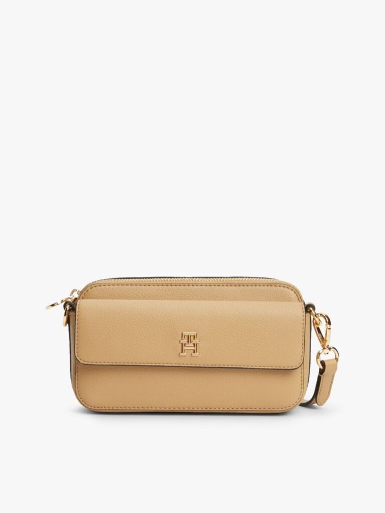 Μπεζ Hilfiger Icon Τσάντα Χιαστί  Γυναίκες