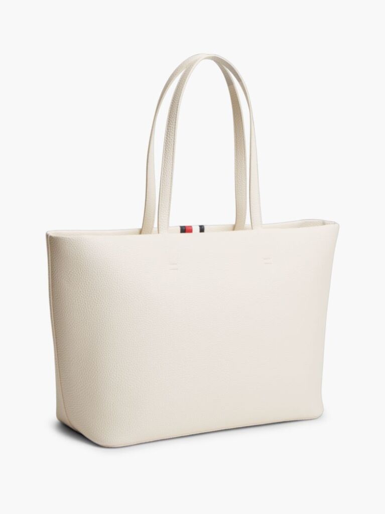 Beige Essential Corporate Global Stripe Tote Bag  Women
