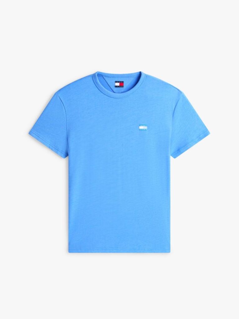 Μπλε T-Shirt Με Tonal Ετικέτα Tommy  Άνδρες