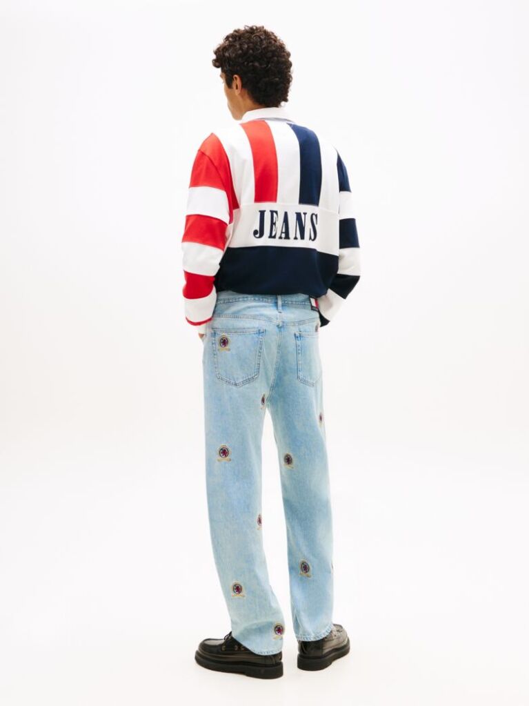 Denim Sonny Τζιν Σε Κανονική Tapered Γραμμή Με Κεντητό Σχέδιο  Άνδρες