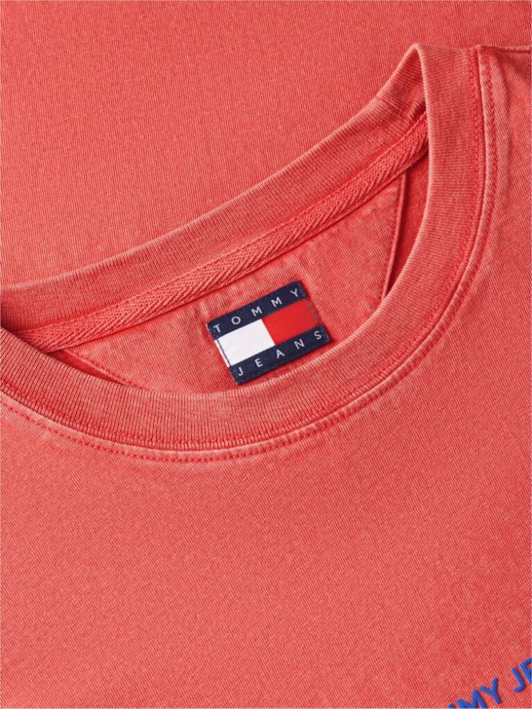 Κόκκινο T-Shirt Με Επαναλαμβανόμενο Λογότυπο  Άνδρες