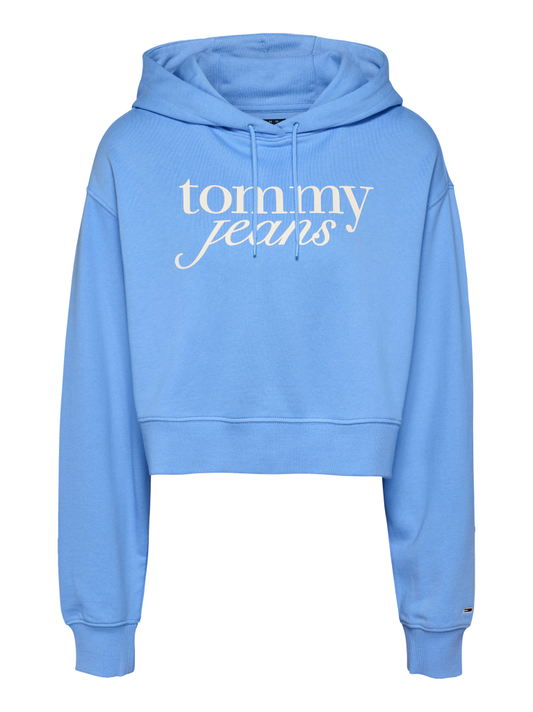 Μπλε Άνετο Hoodie Με Λογότυπο  Γυναίκες