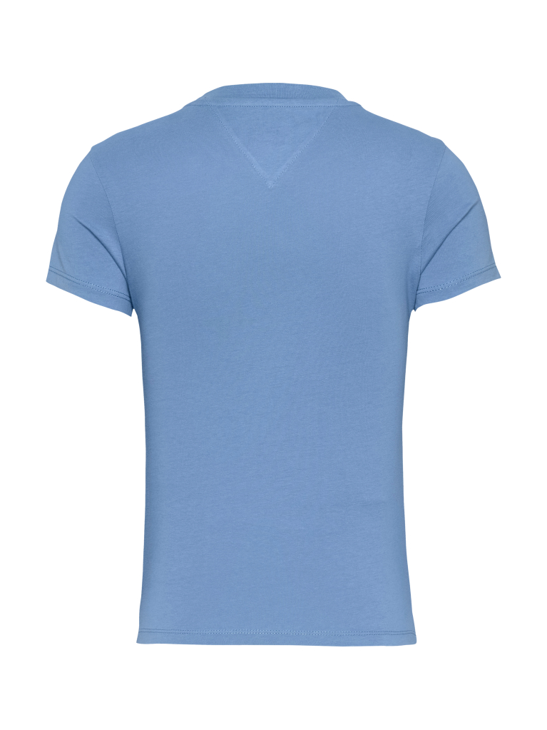 Μπλε T-Shirt Σε Slim Γραμμή Με Tonal Λογότυπο  Γυναίκες