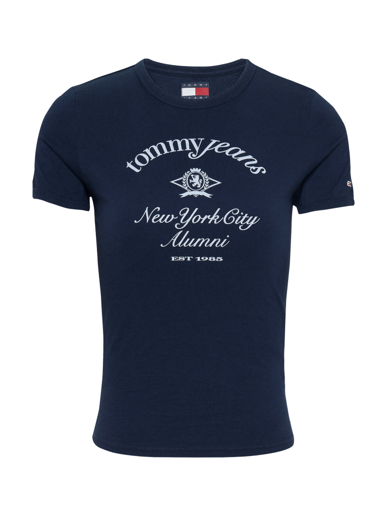 Μπλε T- Shirt Με NYC Λογότυπο Σε Slim Γραμμή  Γυναίκες