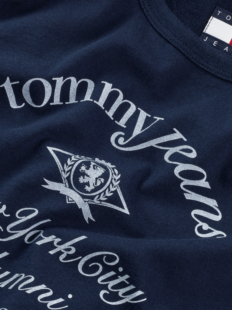 Μπλε T- Shirt Με NYC Λογότυπο Σε Slim Γραμμή  Γυναίκες