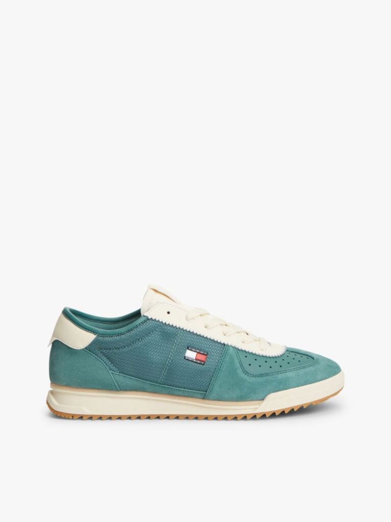 Multi Ρετρό Δερμάτινα Sneakers Με Μίξη Υφών  Άνδρες