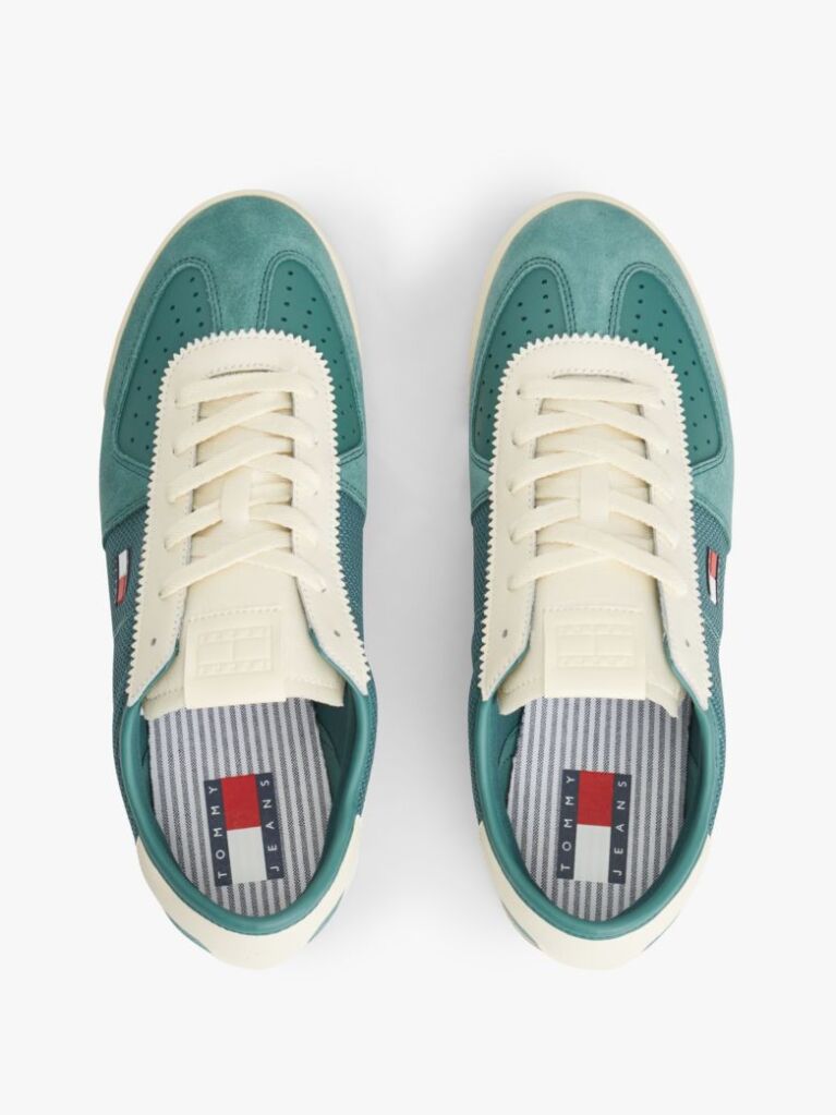 Multi Ρετρό Δερμάτινα Sneakers Με Μίξη Υφών  Άνδρες