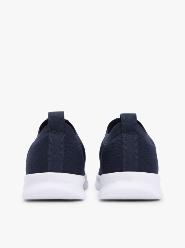 Μπλε Sneakers Με Πλεκτό Σχέδιο Και Λογότυπο Hilfiger  Άνδρες