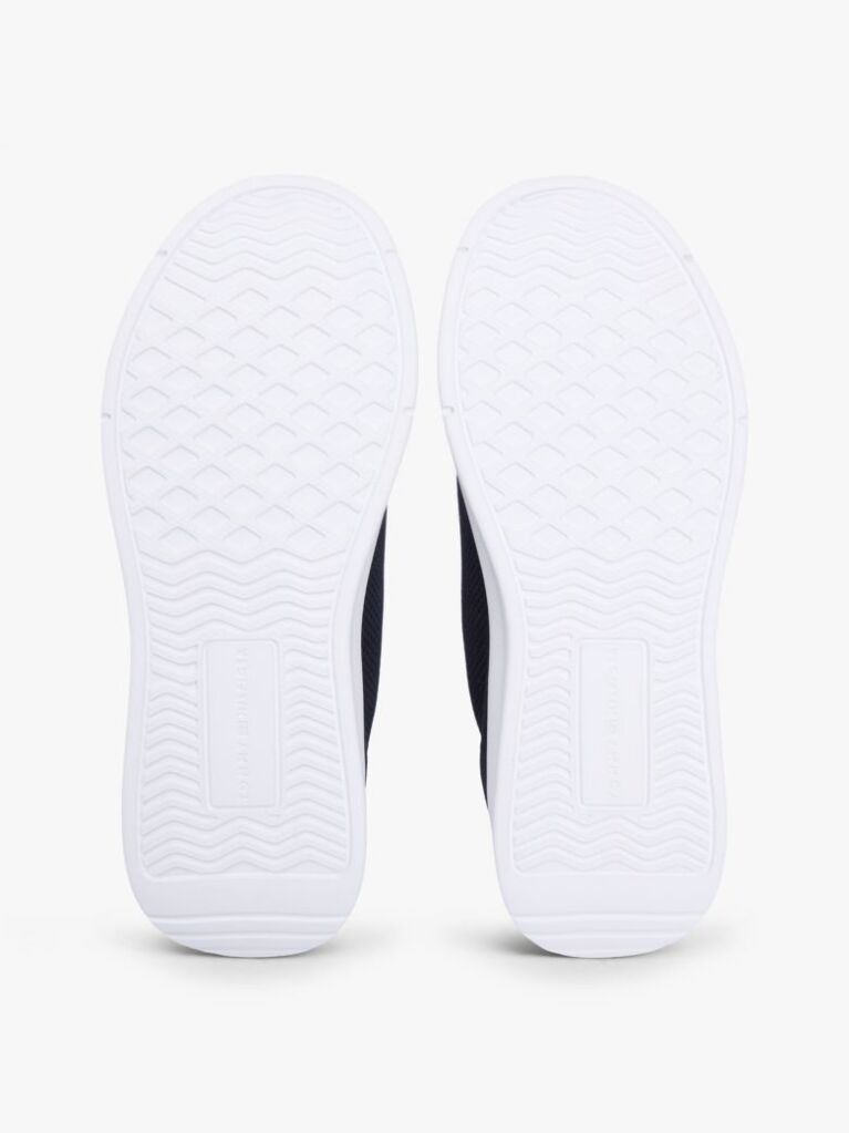 Μπλε Sneakers Με Πλεκτό Σχέδιο Και Λογότυπο Hilfiger  Άνδρες