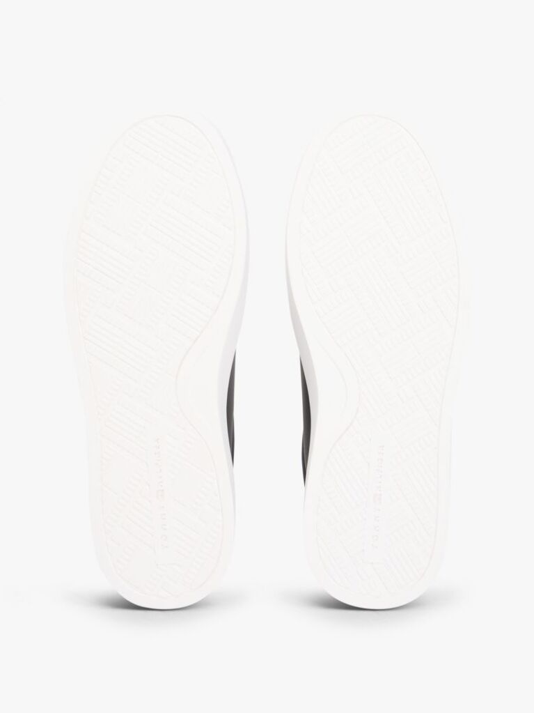 Black Leather TH Monogram Cupsole Trainers  Women