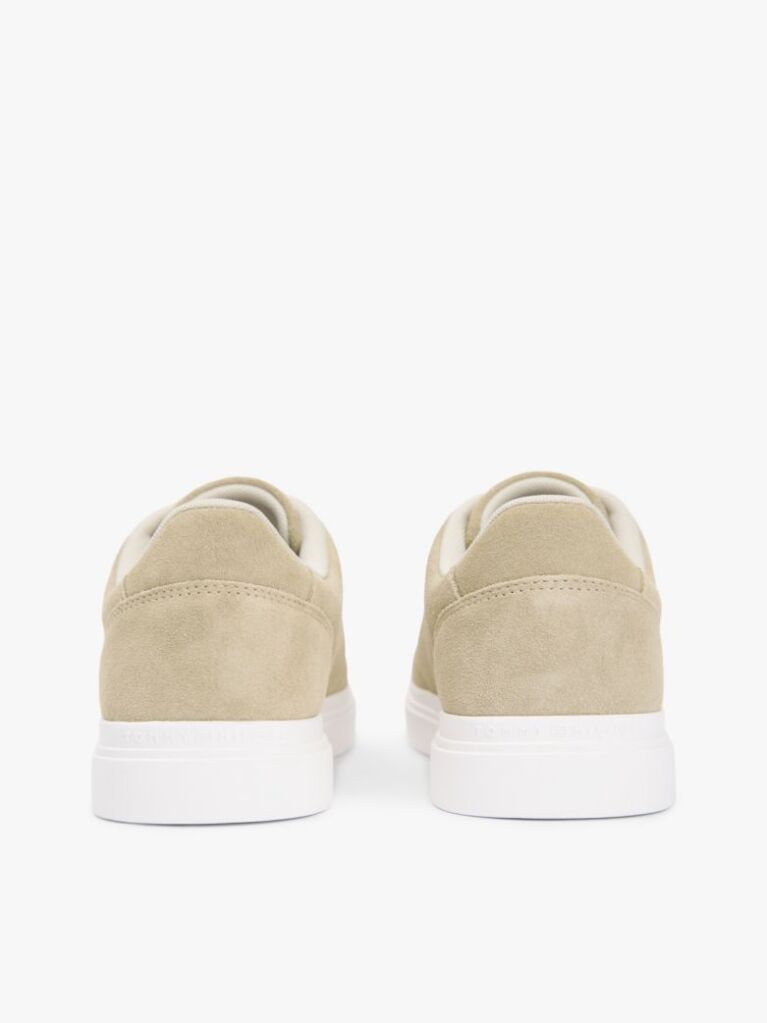 Μπεζ Σουέτ Sneakers Με Λογότυπο  Γυναίκες