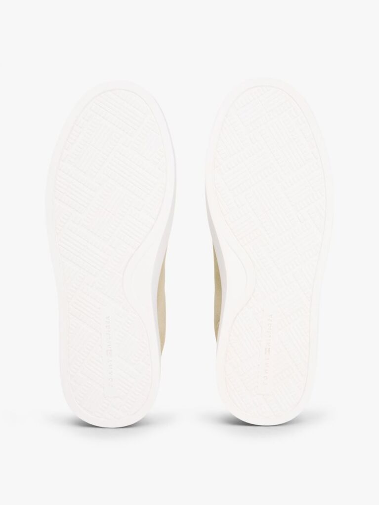 Μπεζ Σουέτ Sneakers Με Λογότυπο  Γυναίκες