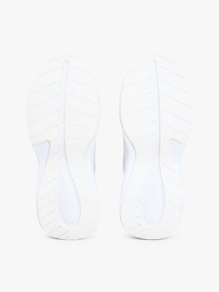 Άσπρο Σουέτ Chunky Δετά Sneakers  Γυναίκες