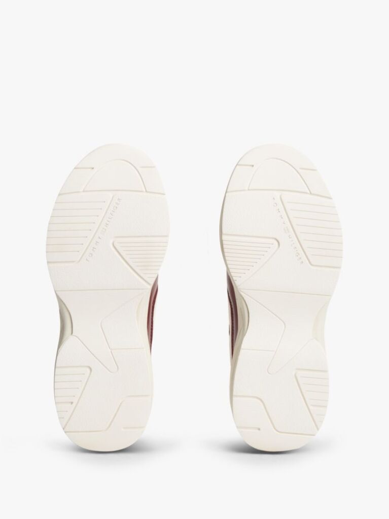 Multi Δερμάτινα Sneakers Mε Μονόγραμμα TH Και Μίξη Υφών  Γυναίκες