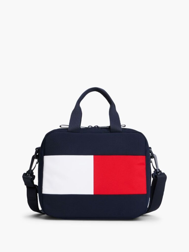 Μπλε Lunch Box Με Colour-Blocked Σχέδιο Και Signature Σημαία  Παιδί Unisex