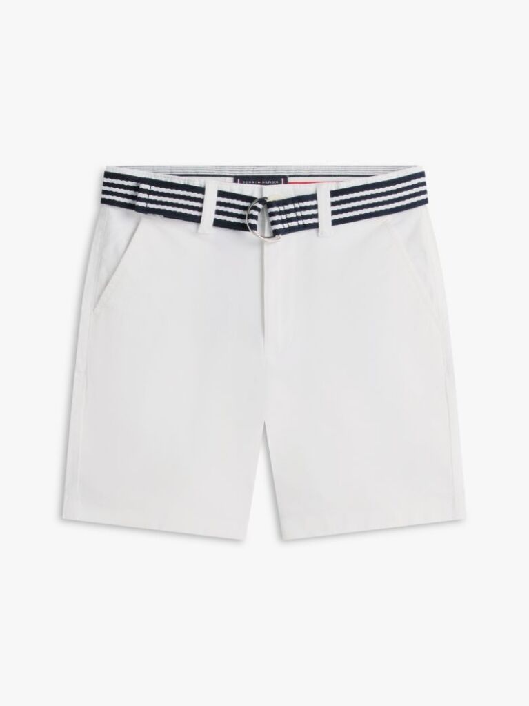 Άσπρο Essential Παντελόνι Chinos Με Signature Ζώνη Σε Loose Γραμμή  Αγόρια