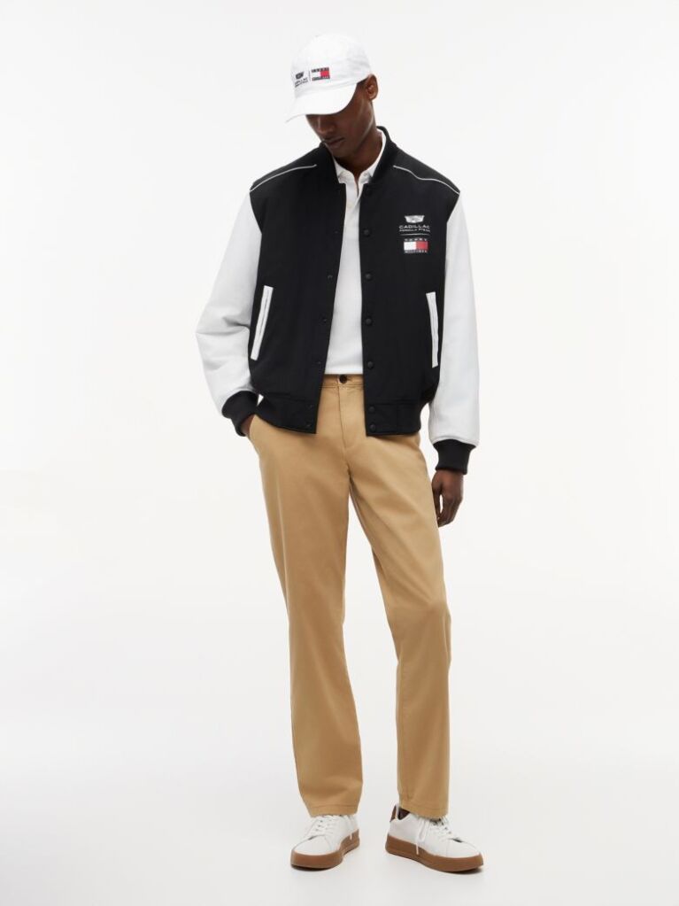 Multi TH x Cadillac Formula 1® Team Back Logo Varsity Jacket  Unisex