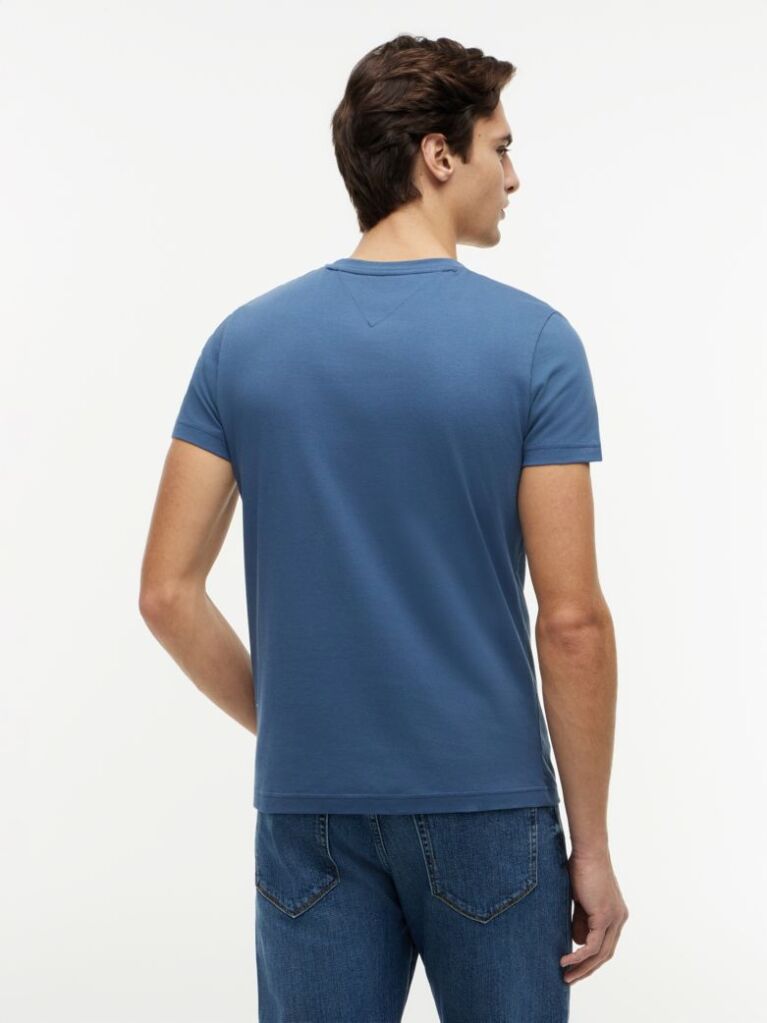 Μπλε T-Shirt Απο Οργανικό Βαμβάκι  Άνδρες