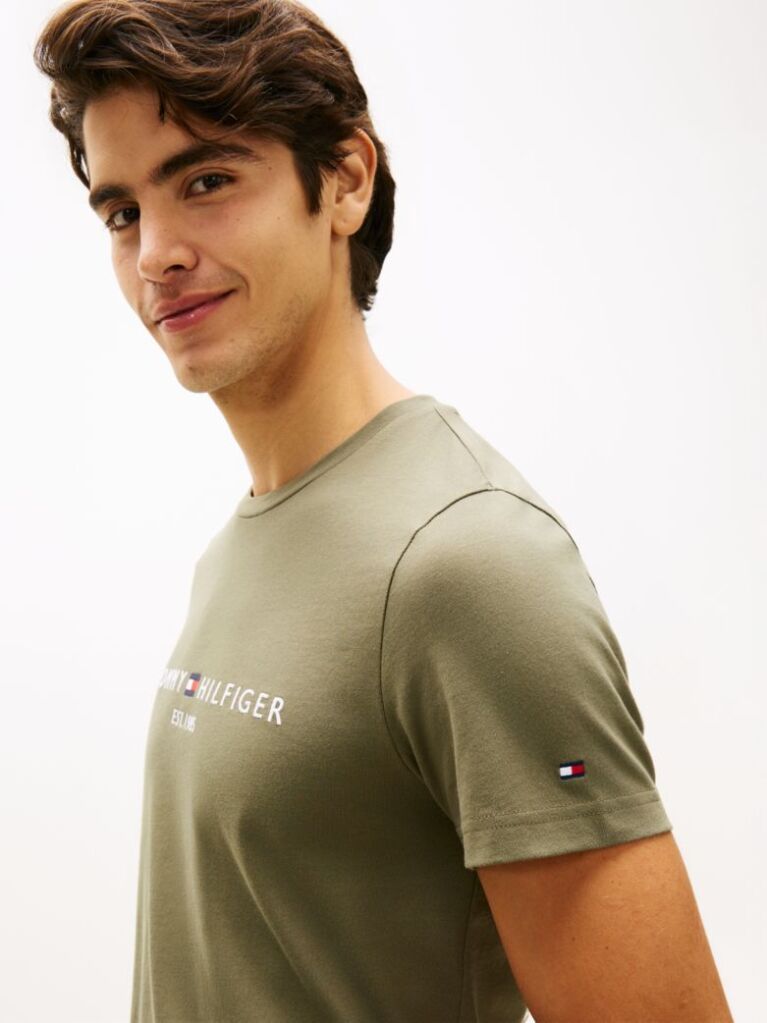 Πράσινο T-Shirt Απο Οργανικό Βαμβάκι  Άνδρες