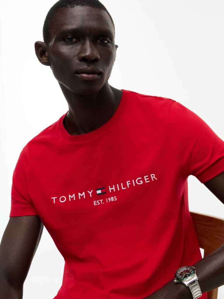 Κόκκινο T-Shirt Απο Οργανικό Βαμβάκι  Άνδρες
