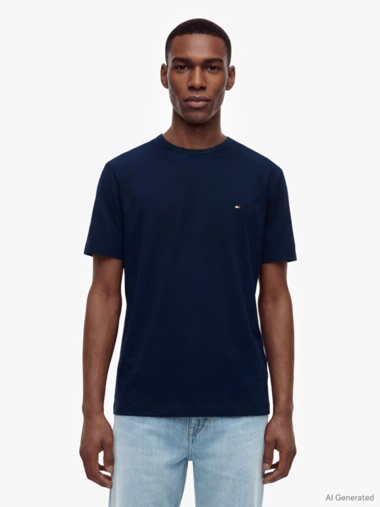 Μπλε T-Shirt Υδροαπωθητικό  Άνδρες