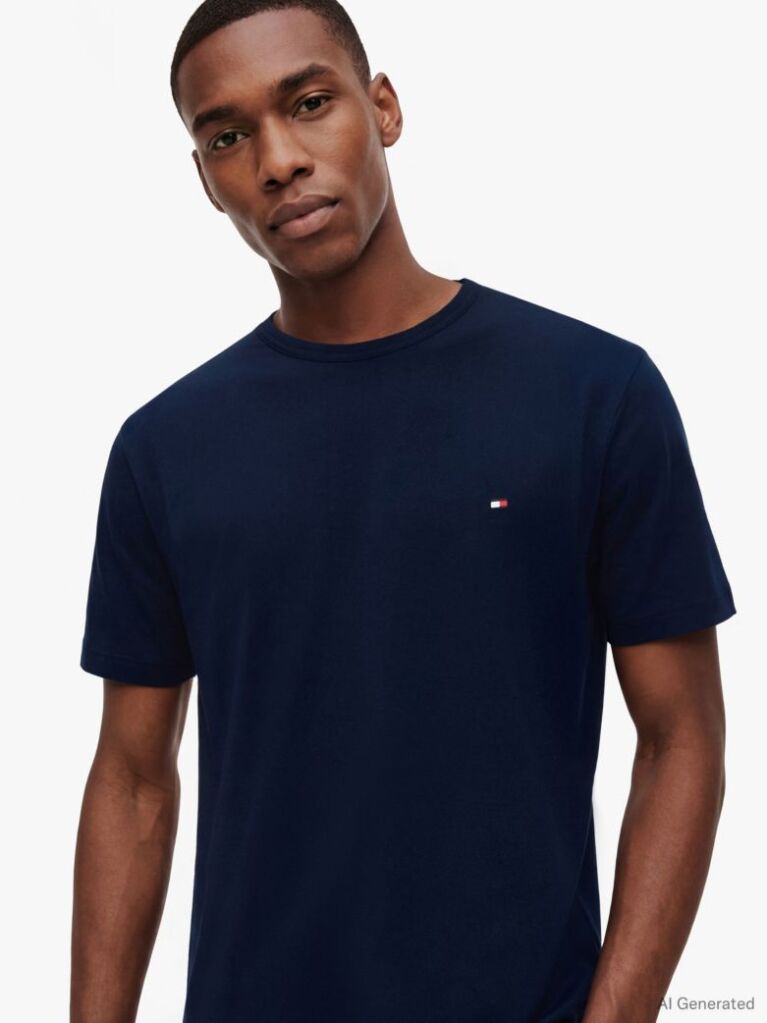 Μπλε T-Shirt Υδροαπωθητικό  Άνδρες
