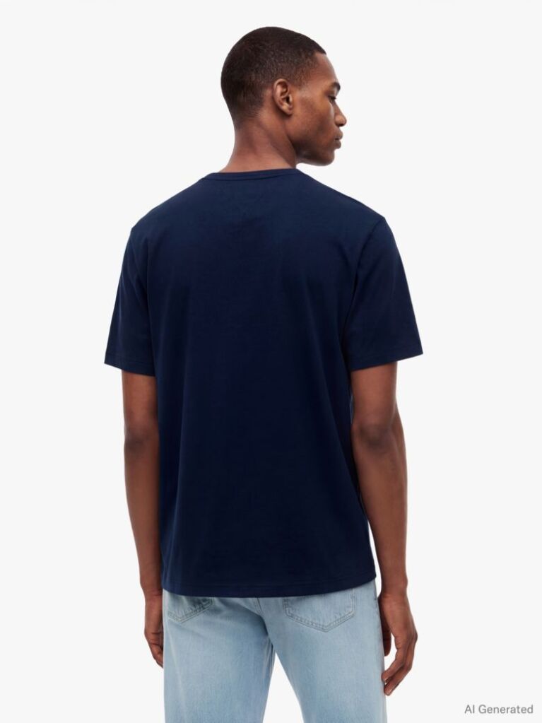 Μπλε T-Shirt Υδροαπωθητικό  Άνδρες